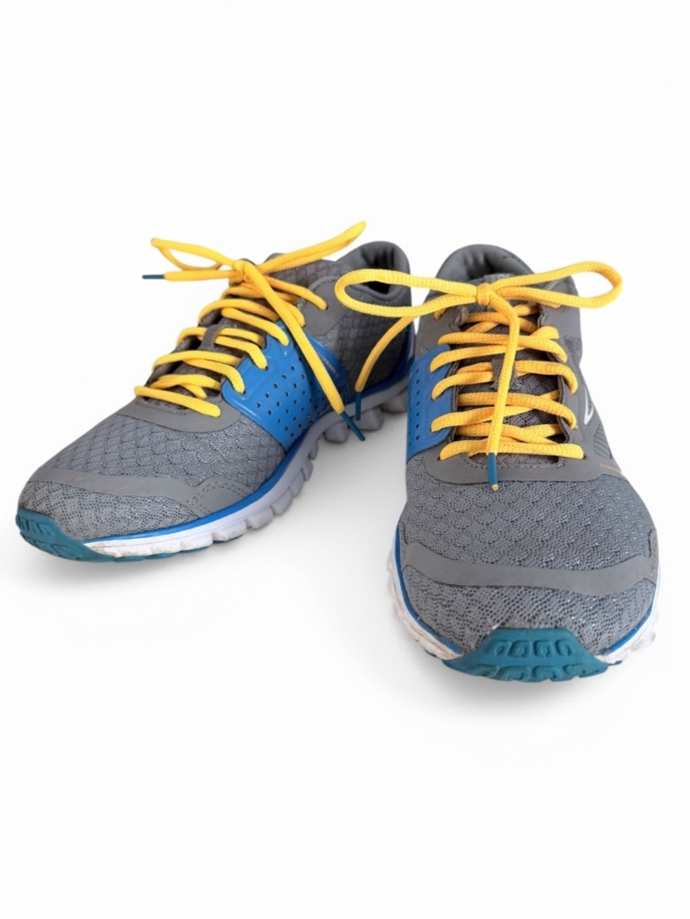 REEBOK Grey Blue RealFlex Speed 2.0 Running Shoes Lightweight Flex Trainers 9.5